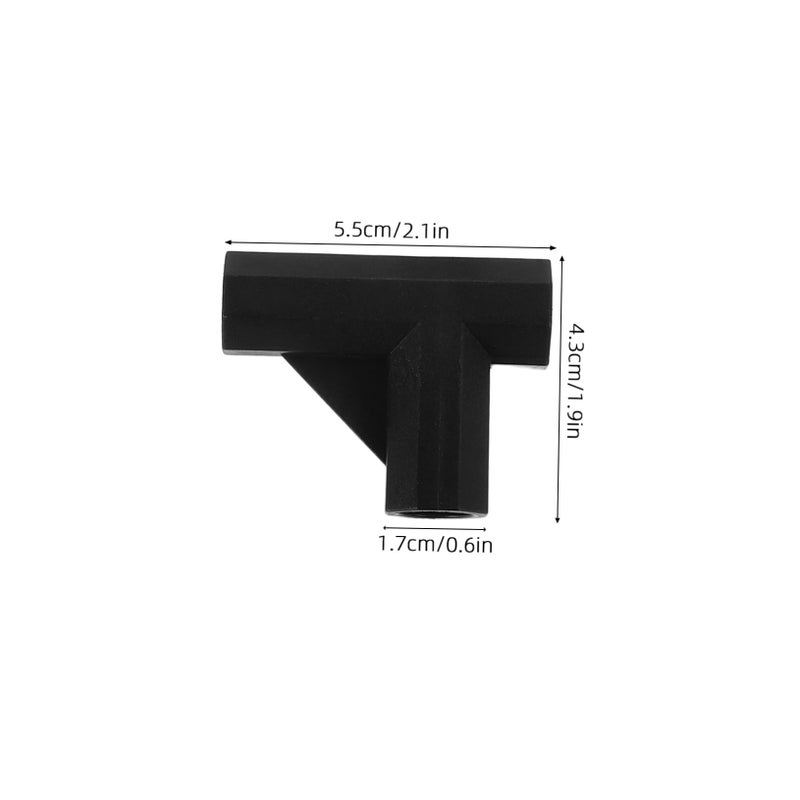 50 Pcs Nylon Tee Joint Valve Core Tool Kit Black for Camping Outdoor Travel Storage Rack - Image 3