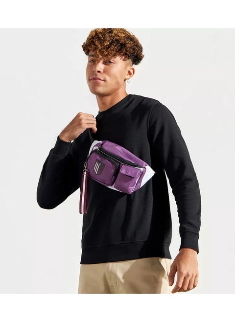 Football Waist Bag With Buckled Strap