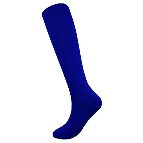 Fitliva Bulk Socks Knee Length Women Mens Sports Team Basketball Uniform Socks (12Pack-Royal Blue) - Image 3