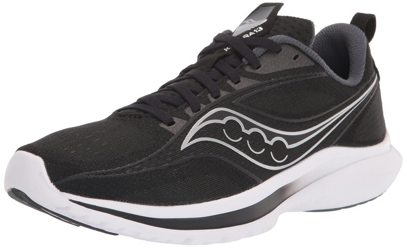 Saucony Women's Kinvara 13 Running Shoe, Black/Silver, 5 - Image 1