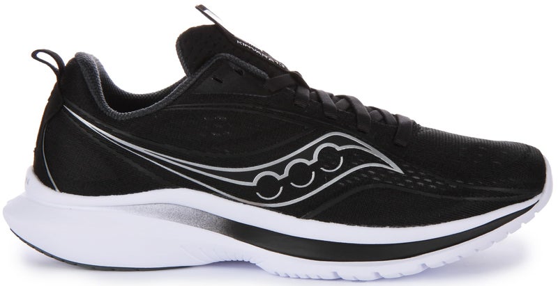 Saucony Women's Kinvara 13 Running Shoe, Black/Silver, 5 - Image 3