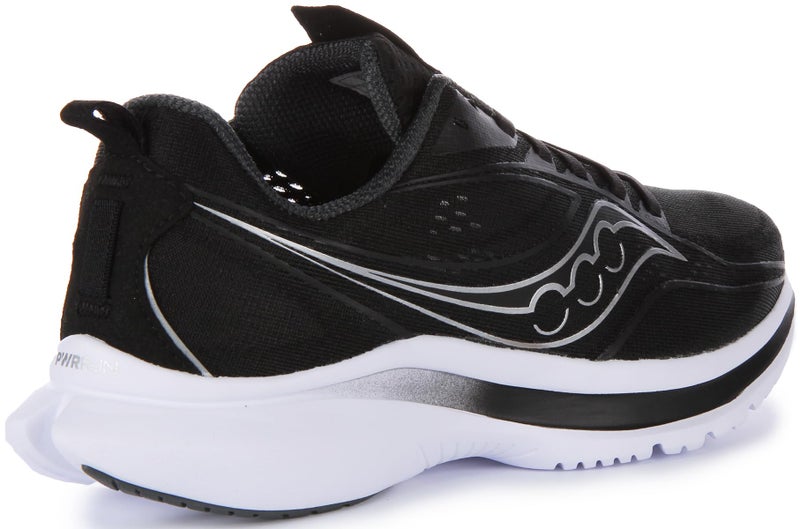 Saucony Women's Kinvara 13 Running Shoe, Black/Silver, 5 - Image 4