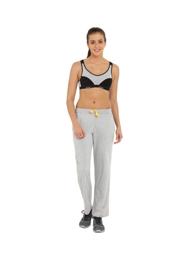 JOCKEY - Jockey 1378 Women Wire free Padded Super Combed Cotton Elastane Stretch Full Coverage Racer Back Active Bra with Stay Fresh and Moisture Move Treatment - Image 1