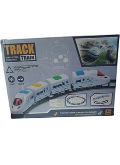 Generic Train Set (10 Pieces) - Classic Train - Train Playset Simulates Real Style - Kids Train Toy - Fun Train Toys for Kids - Train Car Simulation - Train Toy - Train Toys with Plastic Rail - Train Track Assembly Toy - Kids Train Toy with Track Set  - Image 2