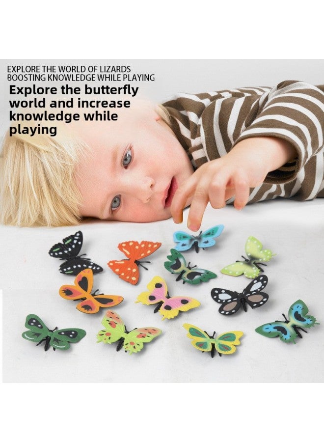 Simulation Insect Model Toy Butterfly Insect Simulation Model Children's Toys Wholesale-color:D070-12 Caterpillar  - Image 2