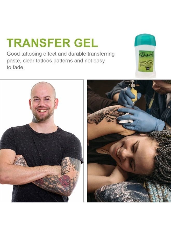 DOITOOL - Tattoo Transfer Gel Stick Tattoo Transfer Cream Gel Tattoo Transfer Stick Transfer Supplies for Tattooing Antiperspirant Tattoo Deodorant, Safe Temporary Tattoo Supplies - Image 1
