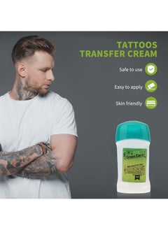 Tattoo Transfer Gel Stick Tattoo Transfer Cream Gel Tattoo Transfer Stick Transfer Supplies for Tattooing Antiperspirant Tattoo Deodorant, Safe Temporary Tattoo Supplies