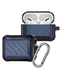 Airpods PRO Rugged Armor Hard Silicon case Blue