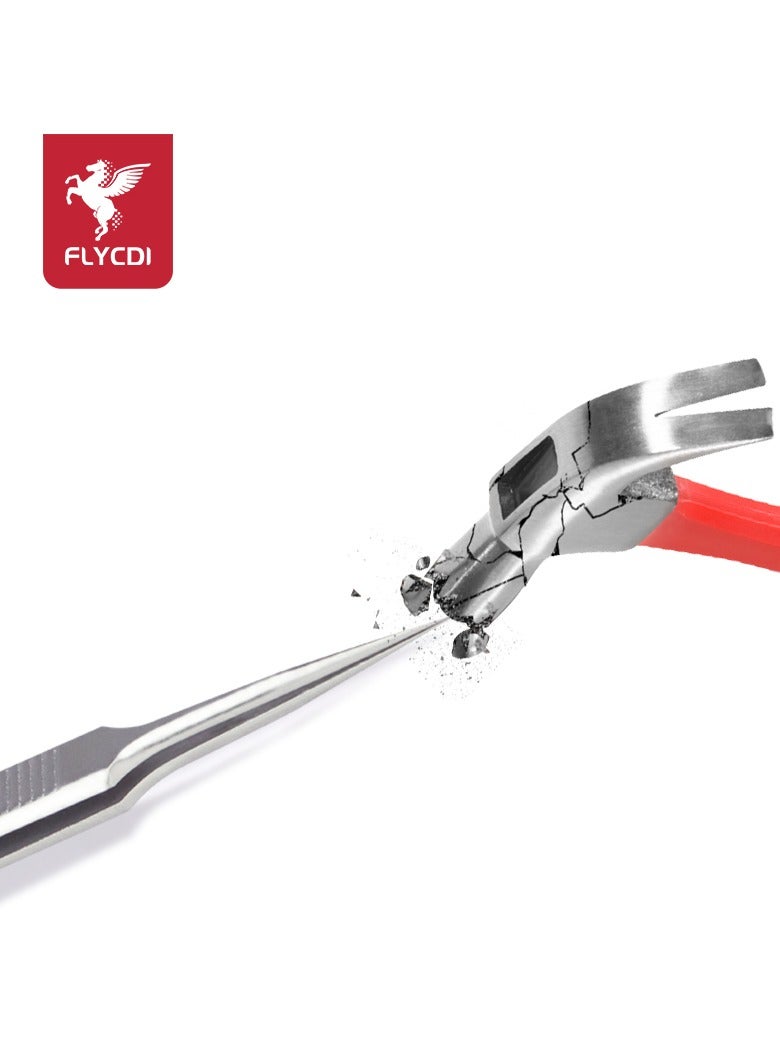 flycdi Precision Anti-static Lengthened Straight Head Tweezers - Image 4