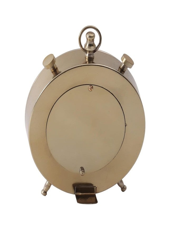 TrenDec Gold-Finished Analog Table Clock | Elegant Home & Office Decor Accent - Image 4