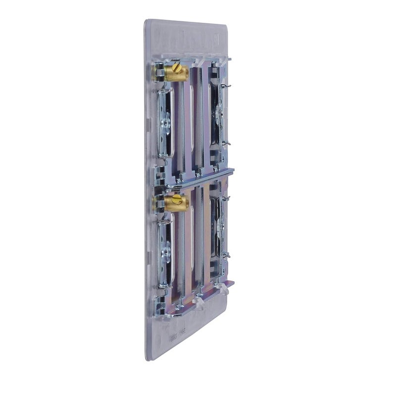 Schneider Electric 6 Gang Screwless Flat Plate Faceplate - Image 3