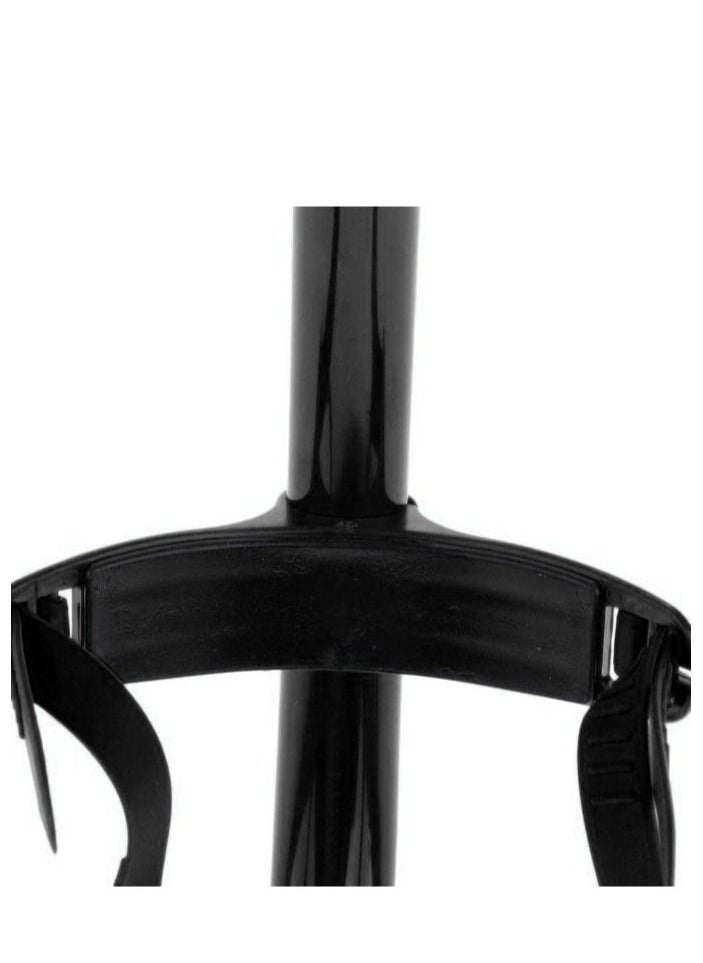 CONQUEST - Front Swimming Snorkel Breathing Tube Silicone Mouth Piece, Black - Image 1