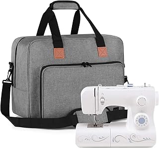 LUXJA LUXJA Luxja Sewing Machine Bag, Portable Tote Bag Compatible with Most Singer, Brother Sewing Machines and Extra Sewing  - Image 1