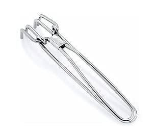 pass pass Stainless Steel, Kitchen Items for Lemon Juicer, Masher, Egg Whisk, Momo's Tong & Pakkar. (Combo of 5) - Image 4