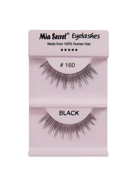Regular Natural Eyelashes  Natural Style False Eyelash  Invisible Clear Band  Reusable And Lightweight  4 Pack (El160)