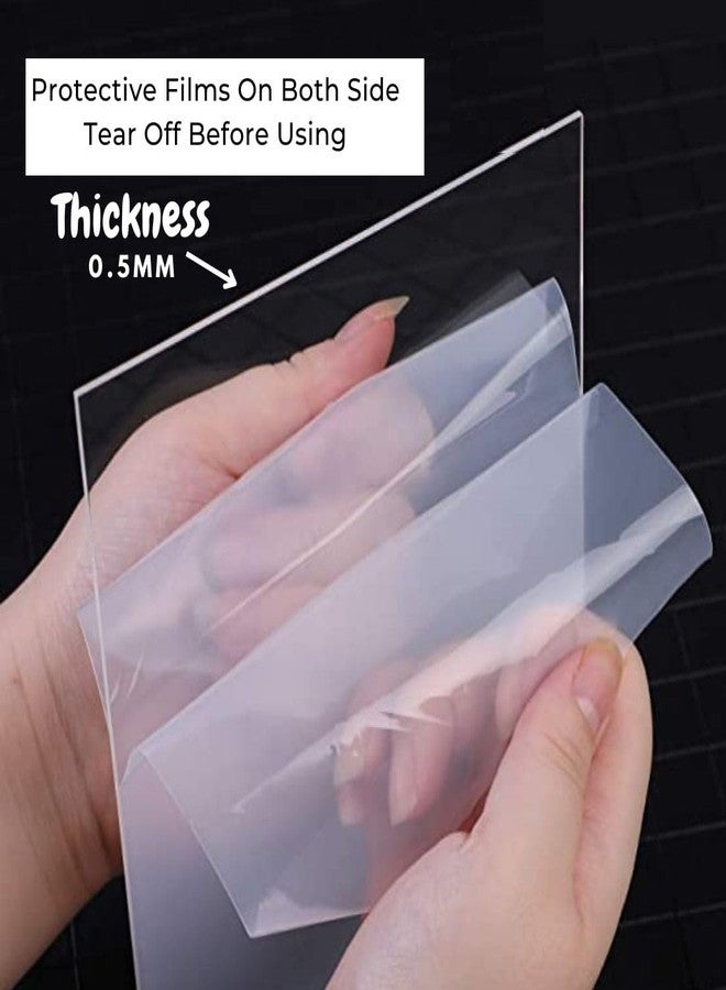 UNIXAA PETG/Plexiglass Transparent Sheet With Double Sided Peel Of Films For Photo Frame, Cricut Cutting, Crafting Projects & Etc (0.5 Micron) (A3 SIZE) - Image 2