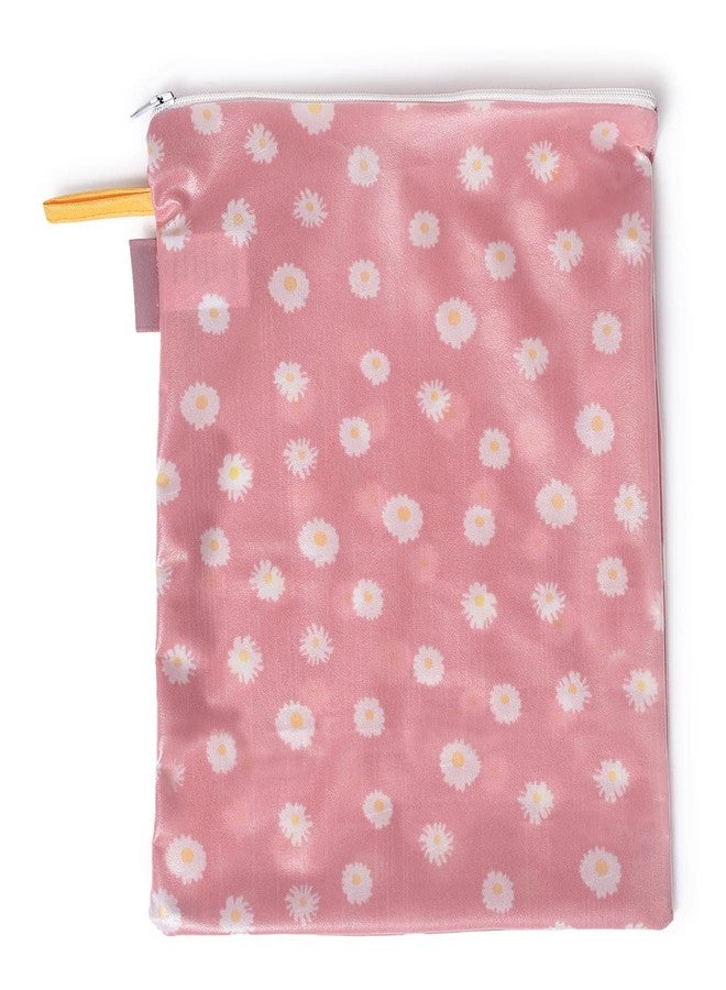 Mi Arcus Waterproof & Reusable Wet Bag with Zipper Closure for Carrying Wet Baby Innerwear/Briefs and Toiletries – Travel-Friendly, Peach - Image 1