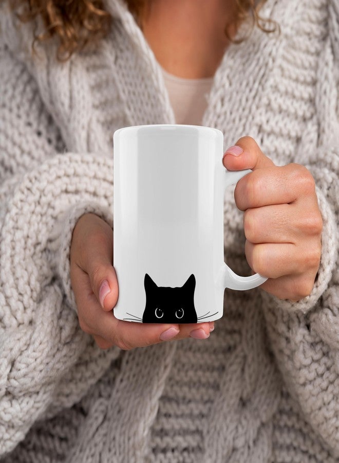 OFlich Black Cat Coffee Mug - Black Cat Gifts, Black Cat Mug, Cat Mugs For Cat Lovers Women, Cat Gifts For Cat Lovers, Cat Gifts For Women Girls, 11oz Ceramic Coffee Mug - Image 5