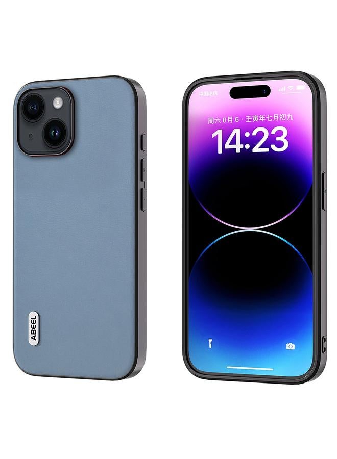 اس-توب جراب هاتف ABEEL Haze Texture PU لهاتف iPhone 15 Plus - Image 1
