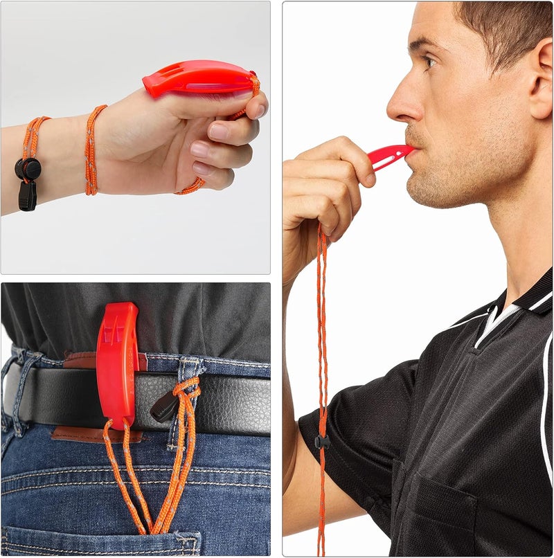 Hipat Whistle, Super Loud Emergency Whistle with Lanyard, Ideal for Boating, Swimming, Kayaking, Water Survival, Hiking, Camping - Image 4