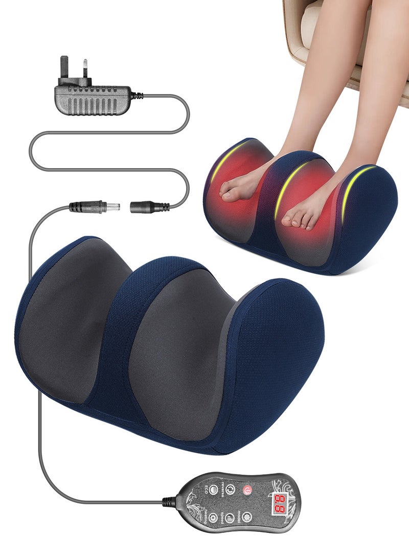 HomarKet Electric Foot Massager Shiatsu Heat Kneading Massage Hot Compress Deep Relaxation Relieve Fatigue Foot Spa Electric Calf Massager Machine For Pain Relief And Improving Blood Circulation - Image 1