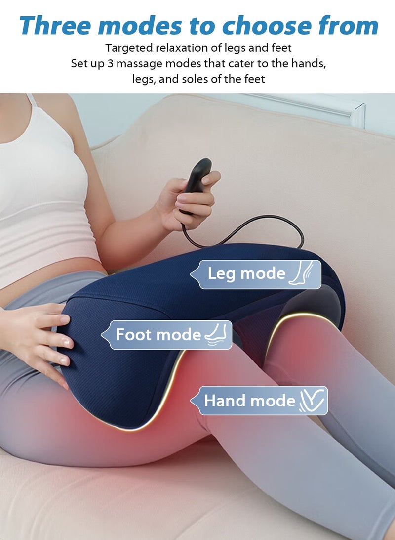 HomarKet Electric Foot Massager Shiatsu Heat Kneading Massage Hot Compress Deep Relaxation Relieve Fatigue Foot Spa Electric Calf Massager Machine For Pain Relief And Improving Blood Circulation - Image 4