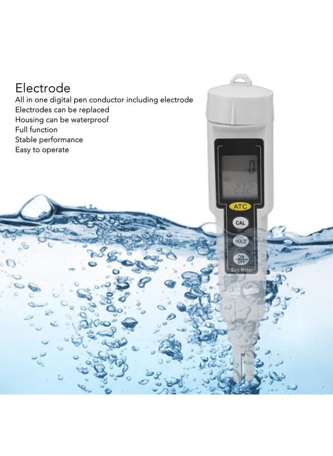 Thoraya Digital Salinity Tester Portable Waterproof High Accuracy LCD Salinity Meter for Seawater Aquarium Mariculture  - Image 4