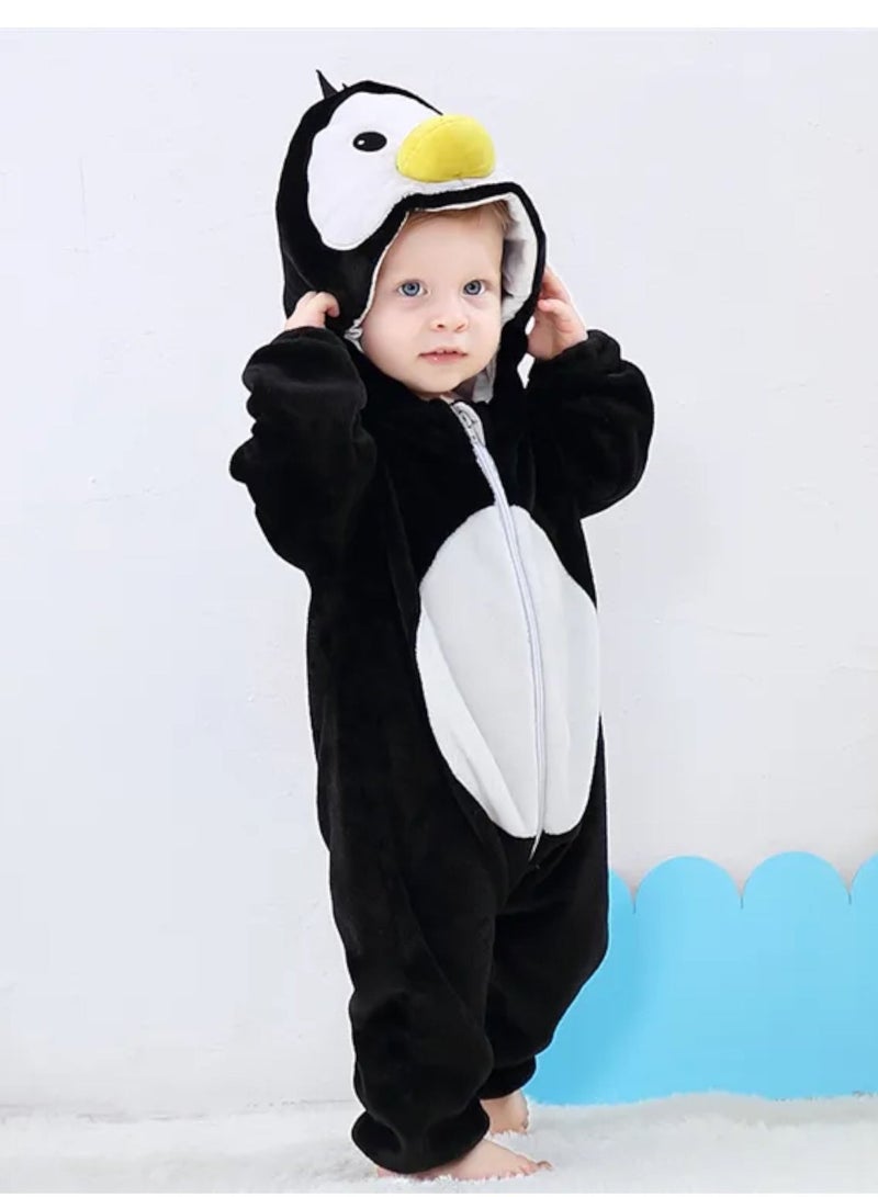 خربش كيدو زي تنكري على شكل حيوان البطريق للأطفال - Image 4