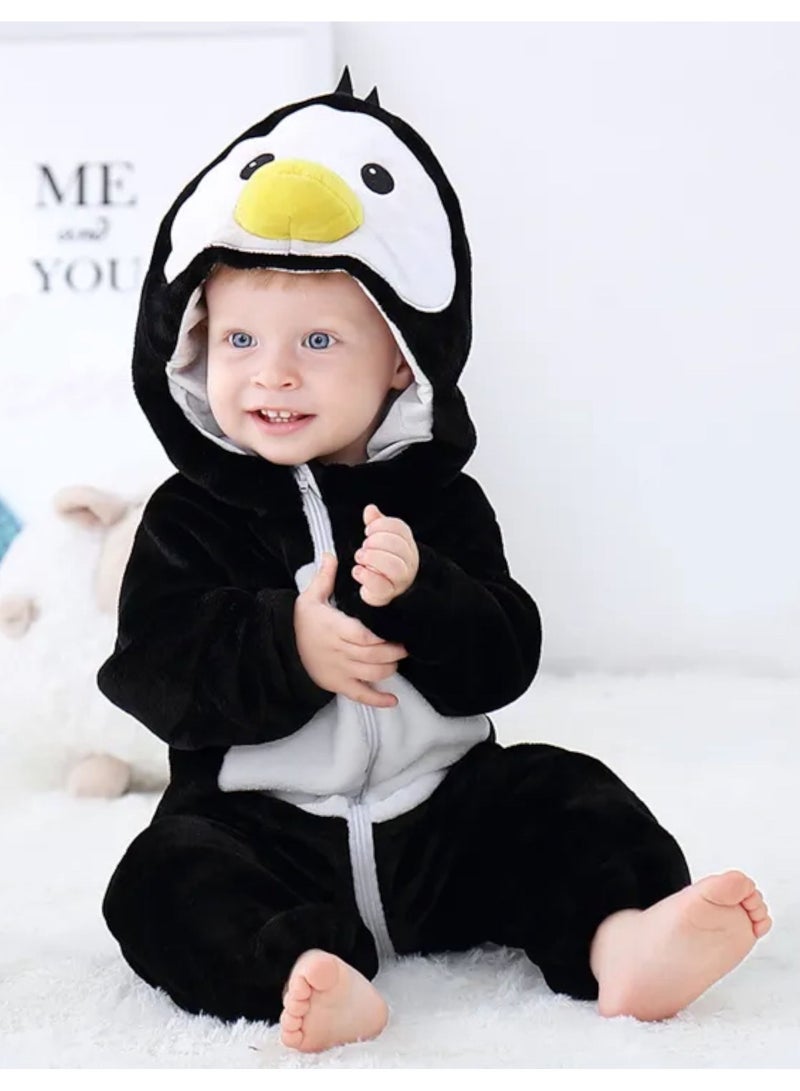 خربش كيدو زي تنكري على شكل حيوان البطريق للأطفال - Image 5