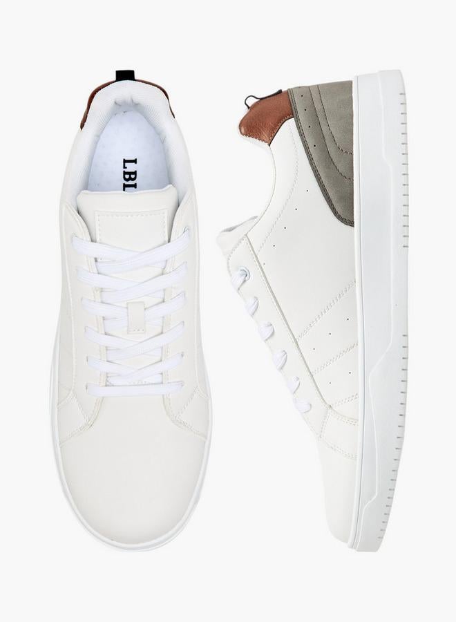 LBL by Shoexpress Men's Panelled Lace-Up Sneakers - Image 2