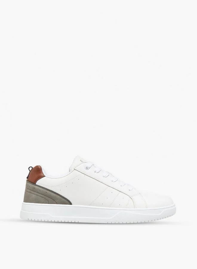 LBL by Shoexpress Panelled Lace-Up Sneakers