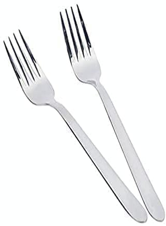ZINGARO Stainless Steel Dinner Table Fork Set (Medium, 12 Piece) - Image 3