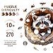 Purdicra Wooden Jigsaw Puzzles Tree Hole Raccoon Wooden Puzzles for Adults with Unique Shape Adult Jigsaw Puzzle Birthday Gifts for Adults 134x129 270pcs - Image 4