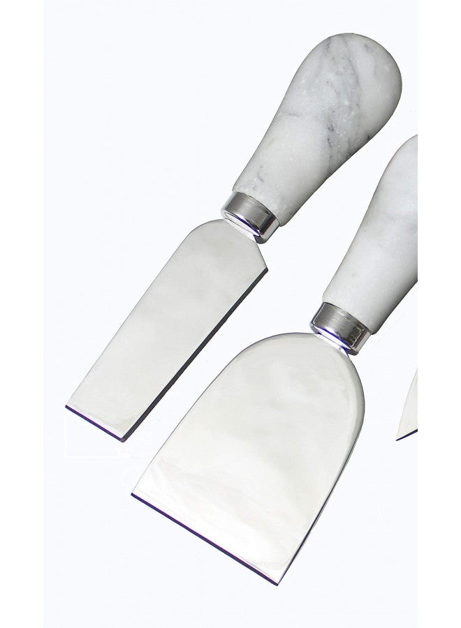 Prodyne KM-4-W Froma Knives Cheese Knife, Set of 4, White - Image 2