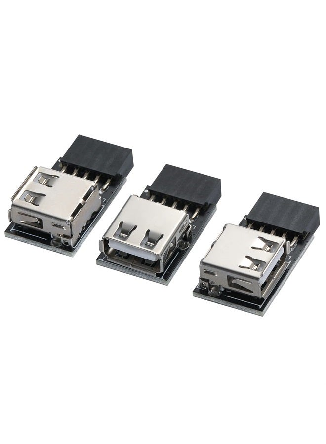 MZHOU موصل USB 2.0 9Pin/10Pin للوحة الأم، محول USB 9pin إلى نوع A - Image 1
