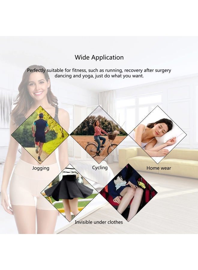JOYSHAPER Boyshorts Panties for Women Anti Chafing Underwear Slip Shorts for Women Under Dress, Nude（wide Waistband）, XL - Image 5