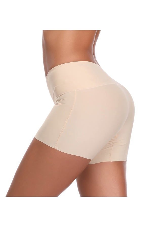 JOYSHAPER Boyshorts Panties for Women Anti Chafing Underwear Slip Shorts for Women Under Dress, Nude（wide Waistband）, XL - Image 2