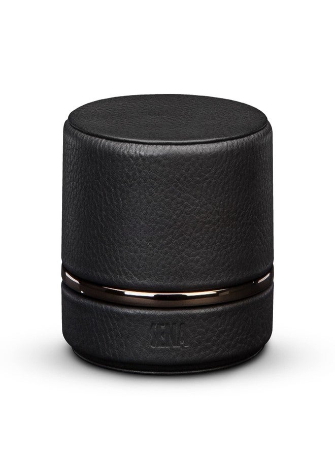 Sena Leather Travel Watch Case for Apple Watch Series 1,2,3,4,5,6,7,8,9 and SE, Single Storage Box of Apple Watches, Converts from Travel Case to Charging Stand, not fit Watch Ultra/Ultra 2, - Image 1