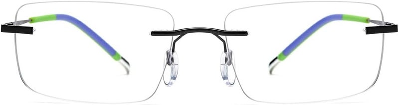 FONEX Titanium Glasses Frame,Rimless Frameless Optical Eyewear Eyeglasses for Men and Women F85634 - Image 5