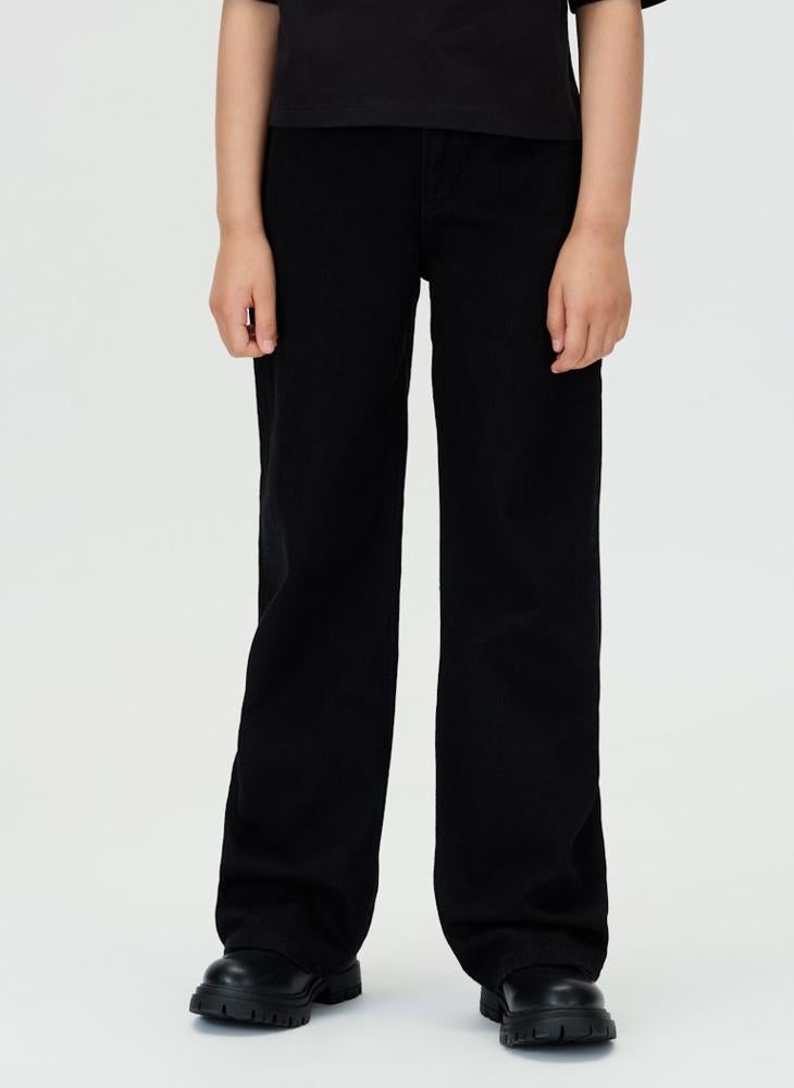 كالفن كلاين جينز جينز واسع الساق للشباب - Image 1