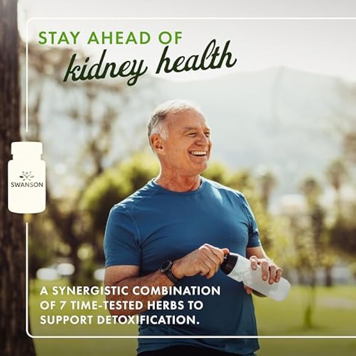 Swanson Uric Acid Cleanse - Natural Supplement Promoting Kidney Support - Features a Powerful Combination of 7 Herbs - (60 Veggie Capsules) - Image 2