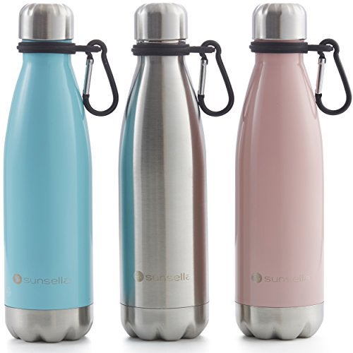 Sunsella Silicone Water Bottle Carrier with Carabiner (2 Pack) - Image 5