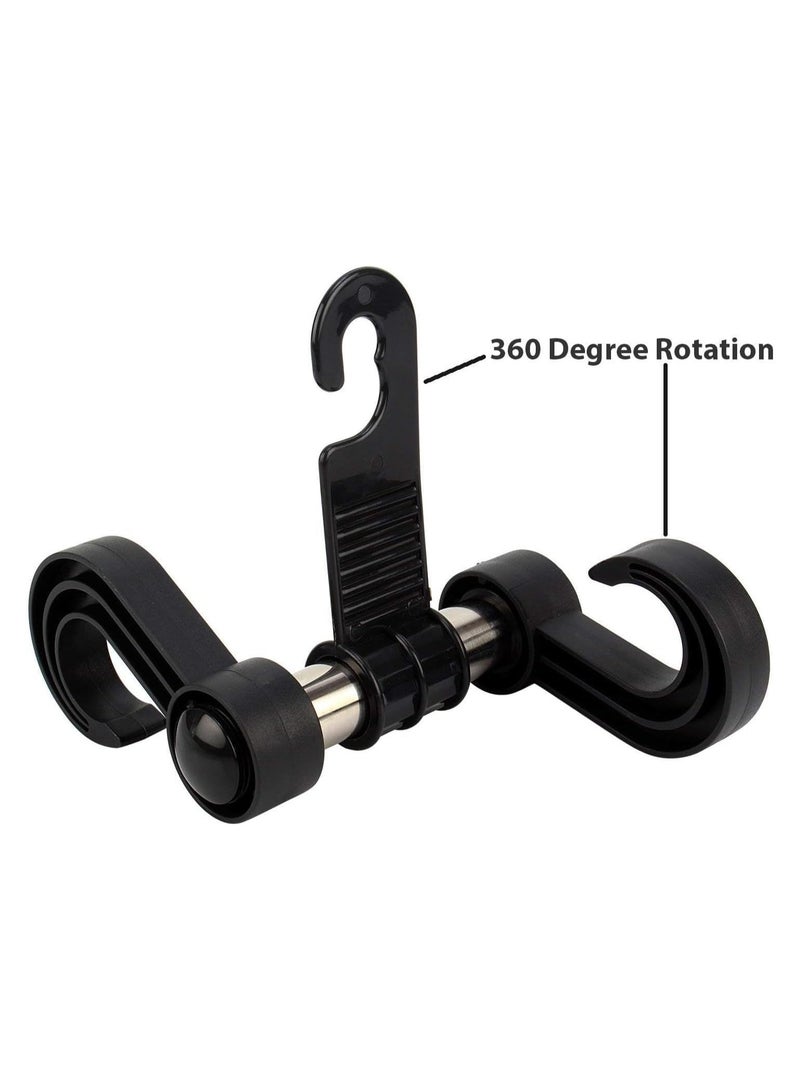Generic Portable car back seat headrest organizer holder with two hooks  - Image 5