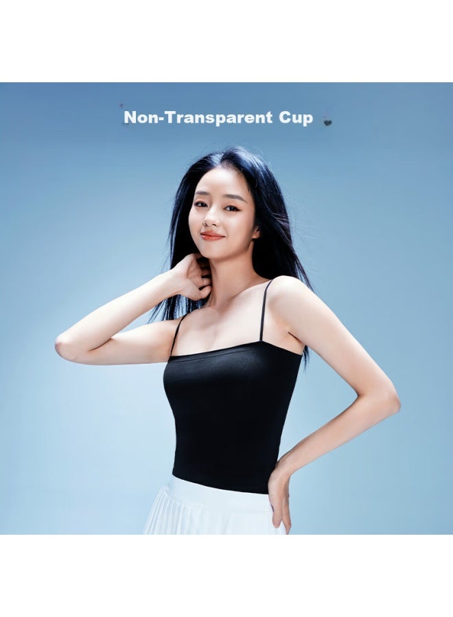 SIINSIIN Si Iin 2025 New One-shoulder Camisole Women's Inner Wear Bottoming Vest Outer Wear Strapless Chest Wrap Top  - Image 3