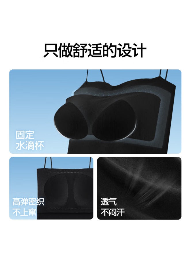 SIINSIIN Si Iin 2025 New One-shoulder Camisole Women's Inner Wear Bottoming Vest Outer Wear Strapless Chest Wrap Top  - Image 4