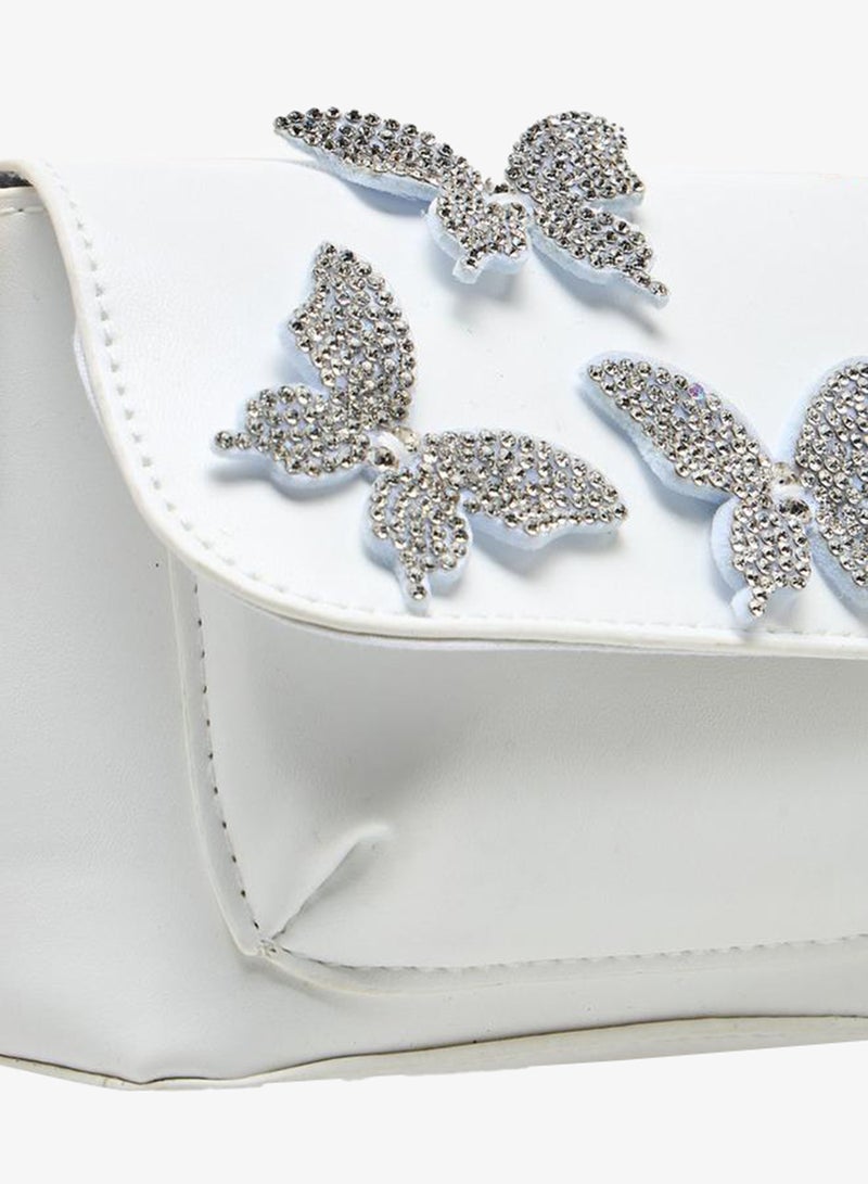 Flora Bella By Shoexpress Crossbody Bag With Butterfly Embellishment - Image 5