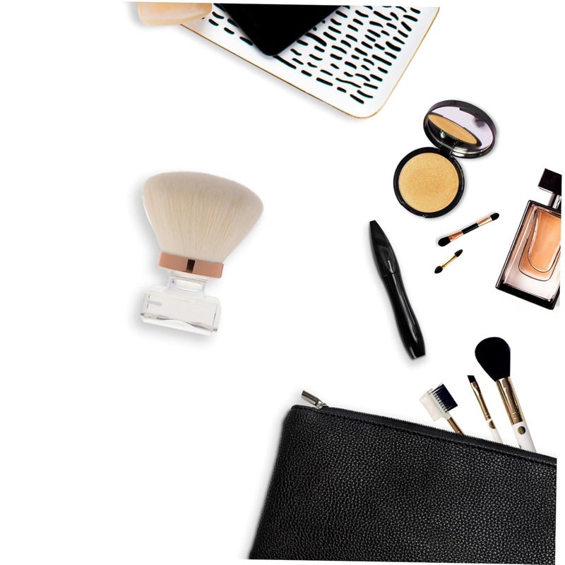 Powder Makeup Brush with Soft Bristles for for Blush Highlighter Nose Shadow Application Lightweight Durable Cosmetic Tool for Women - Image 2