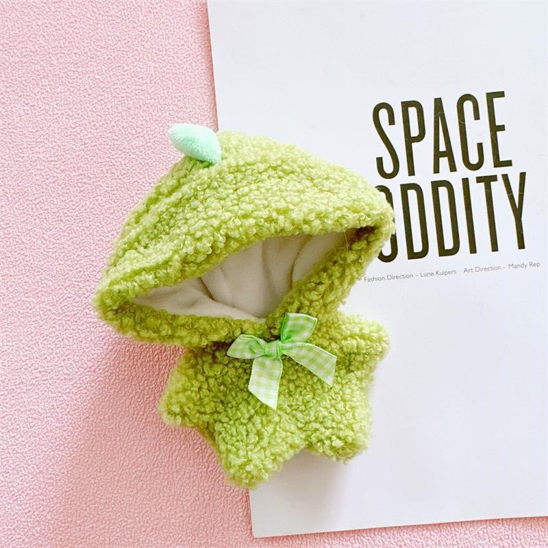 10cm Cotton Doll Explorer Outfit Denim Set 10cm dinosaur bow lambswool jumpsuit 