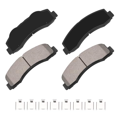 HYFTJYZ Ceramic Front Brake Pads Compatible with 2010-2020 Ford Expedition/2010-2020 Ford F-150 and 2010-2020 Lincoln Navigator,Automotive Replacement Brake Pads Set for Car,Reliable Stopping Power - Image 1