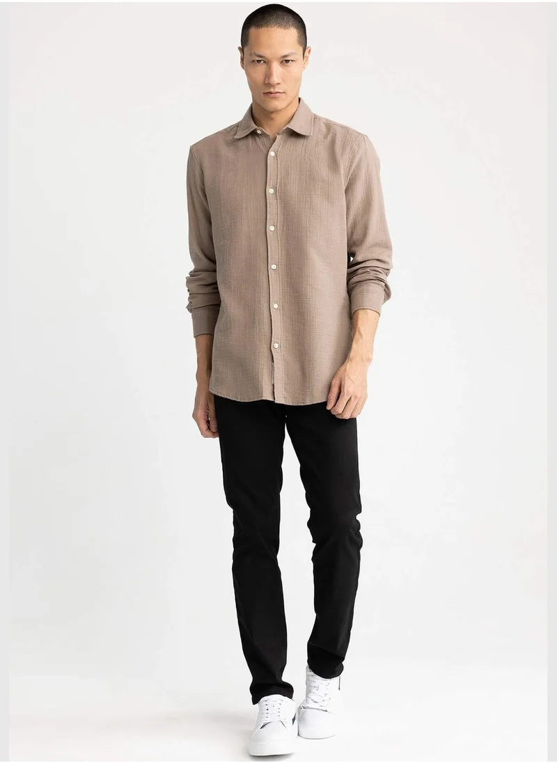 DeFacto Modern Fit Long Sleeve Shirt